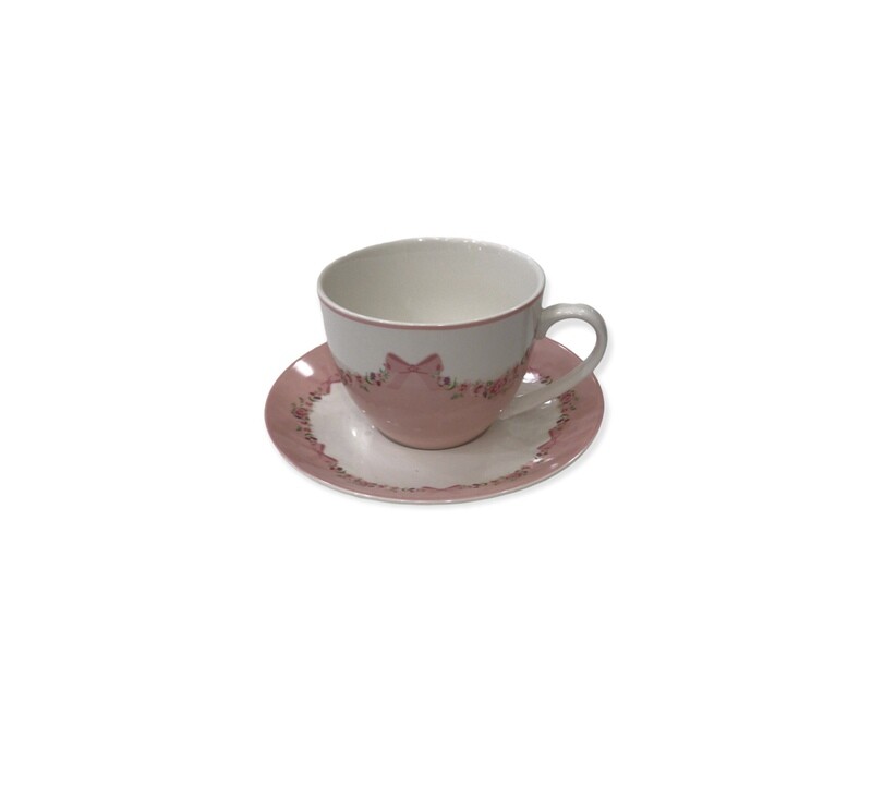 Set 6 Tazzine da Caffè L’Arte di Nacchi Pink Bow in promo