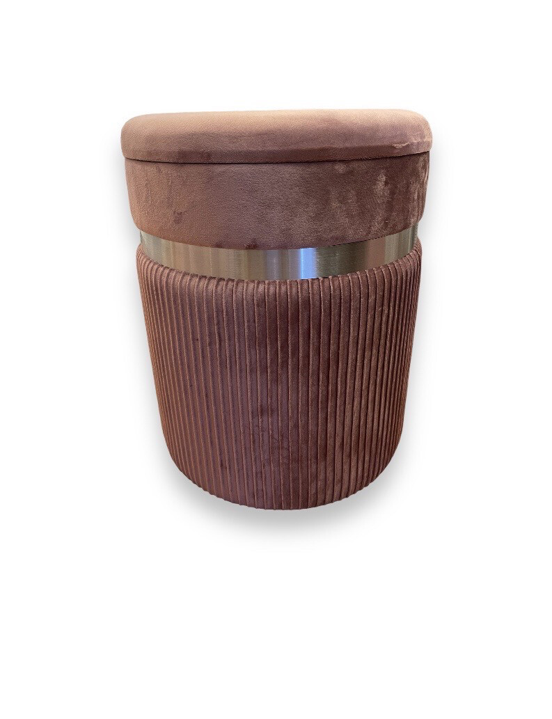 Pouf Old Pink Contenitore