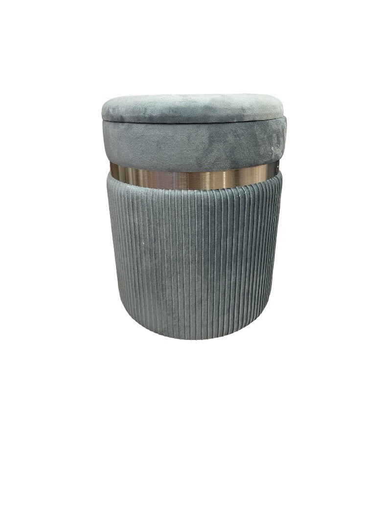 Pouf Azzurro Contenitore