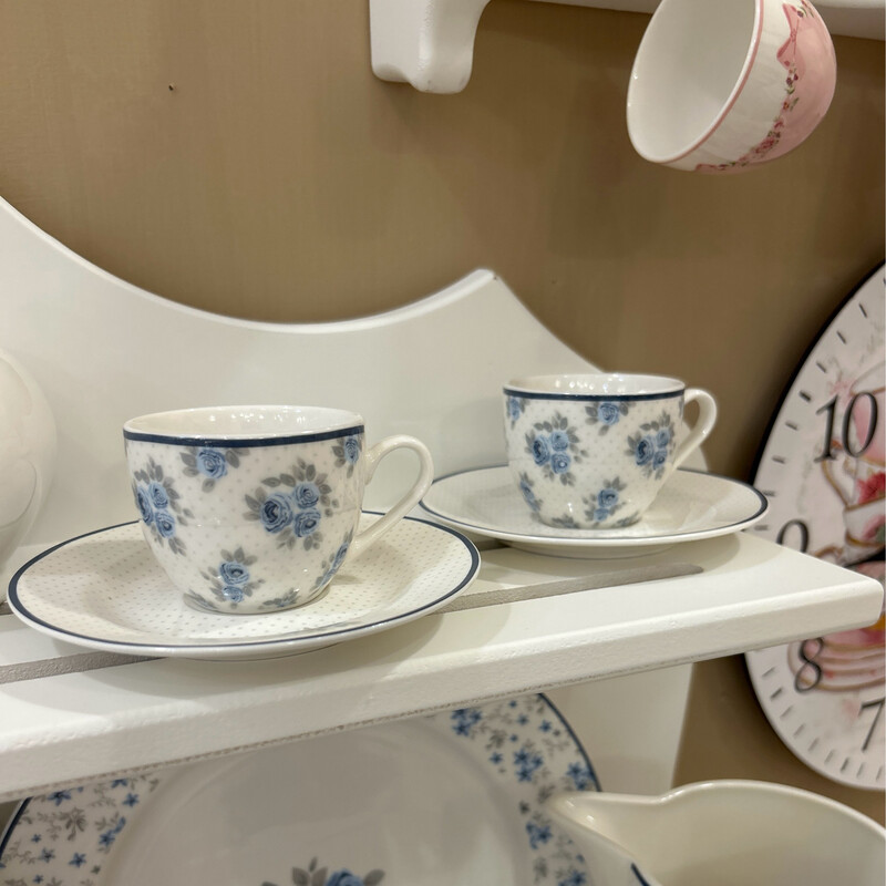 Set 6 Tazzine da caffè Linea Blue in promozione