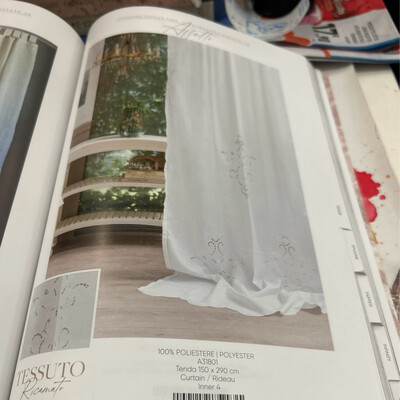 Tenda 150x290 Blanc Mariclo ‘ coppia due teli in promozione