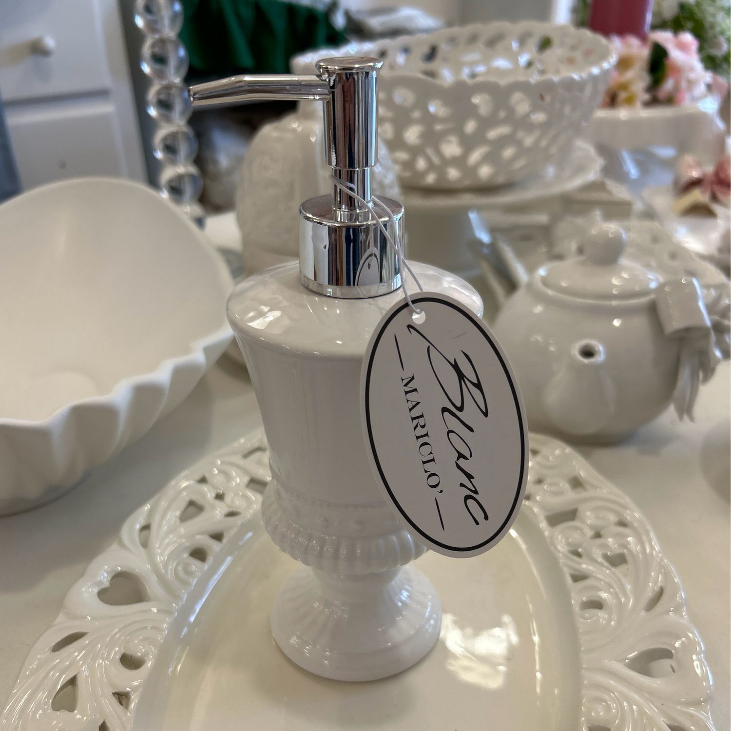Dispenser Sapone Grigio BLANC MARICLO’