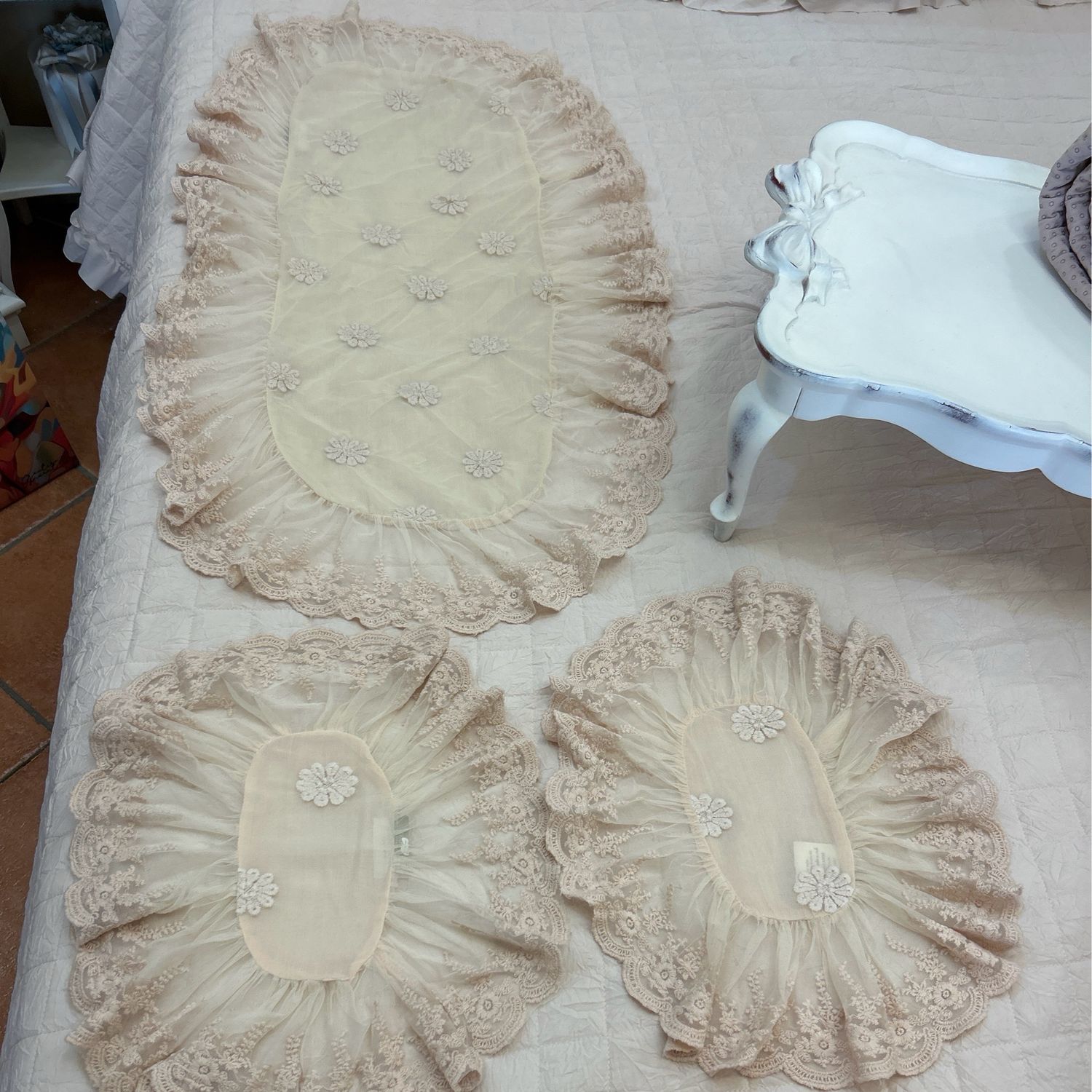 Set 3 Centri camera mis grande 106x60 piccoli 49x56 L’Arte di Nacchi