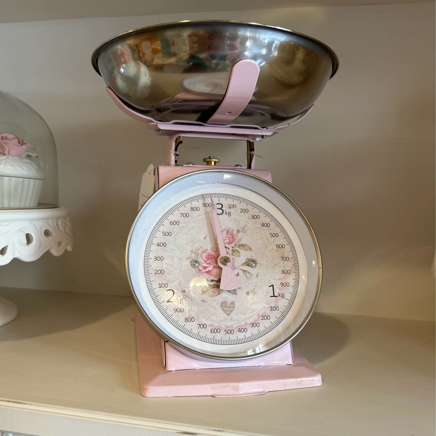 Bilancia Da Cucina Rosa 3 Kg L’Arte di Nacchi