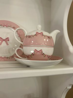 Tea for one Linea fiocco rosa