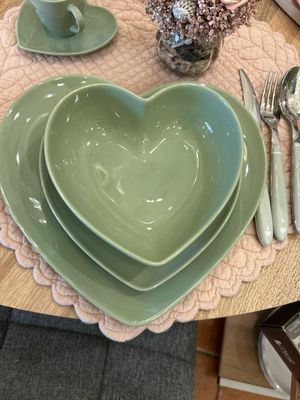Piatti cuore Servizio Da 18 pezzi