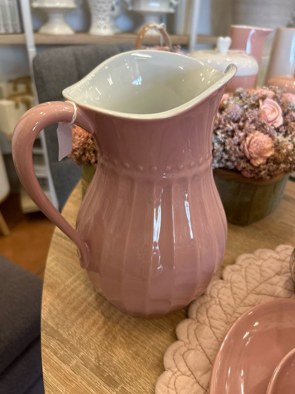 Brocca New Bone In Rosa H21 L 14 Nuvole di Stoffa
