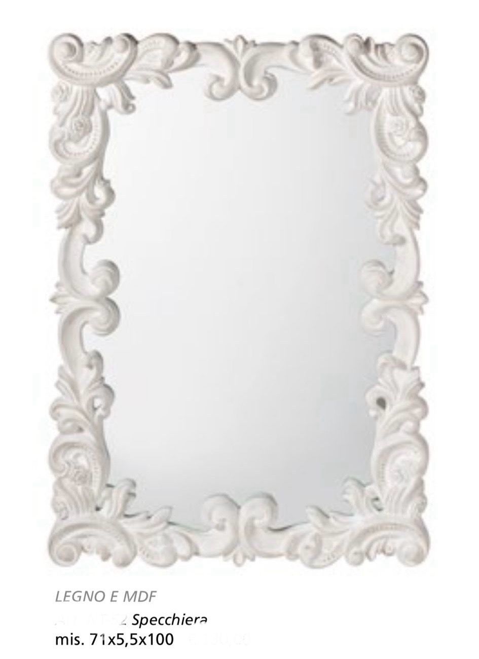 SPECCHIERA LEGNO E MDF MIS.71x5.5x100