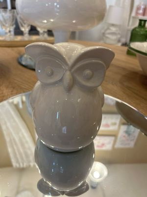 Gufo in ceramica mis.12x10x13h Gufo in ceramica mis.12x10x13h
