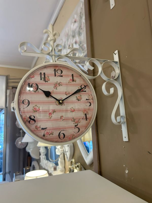Orologio da stazione pink mis. 38x40 Orologio da stazione pink mis. 38x40