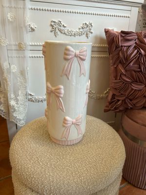 Vaso fiocchi rosa Mis.H30 diam.12 Vaso fiocchi rosa Mis.H30 diam.12