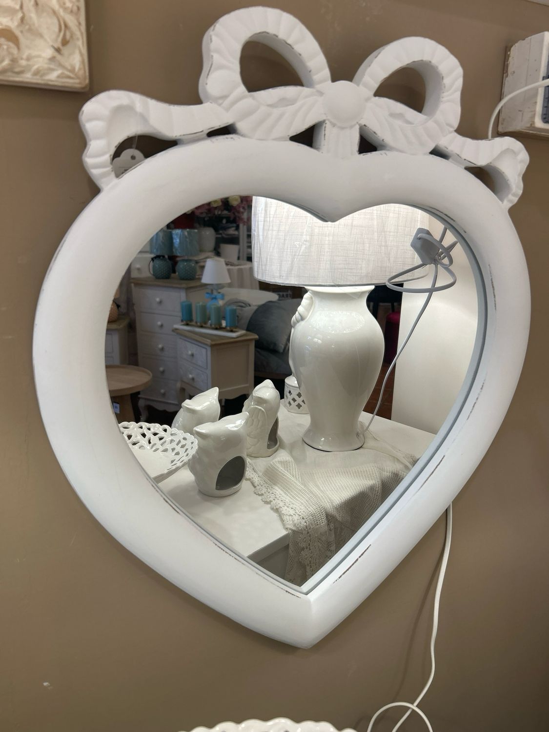 Specchio Cuore Shabby L’Arte di Nacchi Specchio Cuore Shabby L’Arte di Nacchi