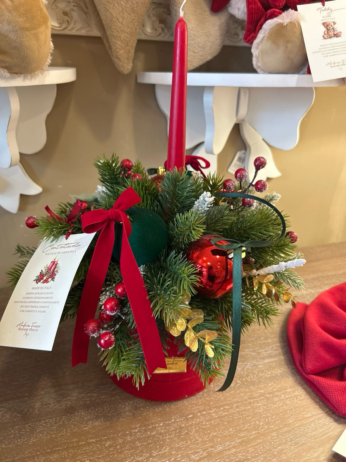 Centro Tavola Natale in armonia Madame Fiocco ‘