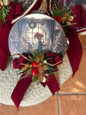 Tamburello Elfi del cuore cm 10 Madame Fiocco ‘ Made in Italy Tamburello Elfi del cuore cm 10 Madame Fiocco ‘ Made in Italy