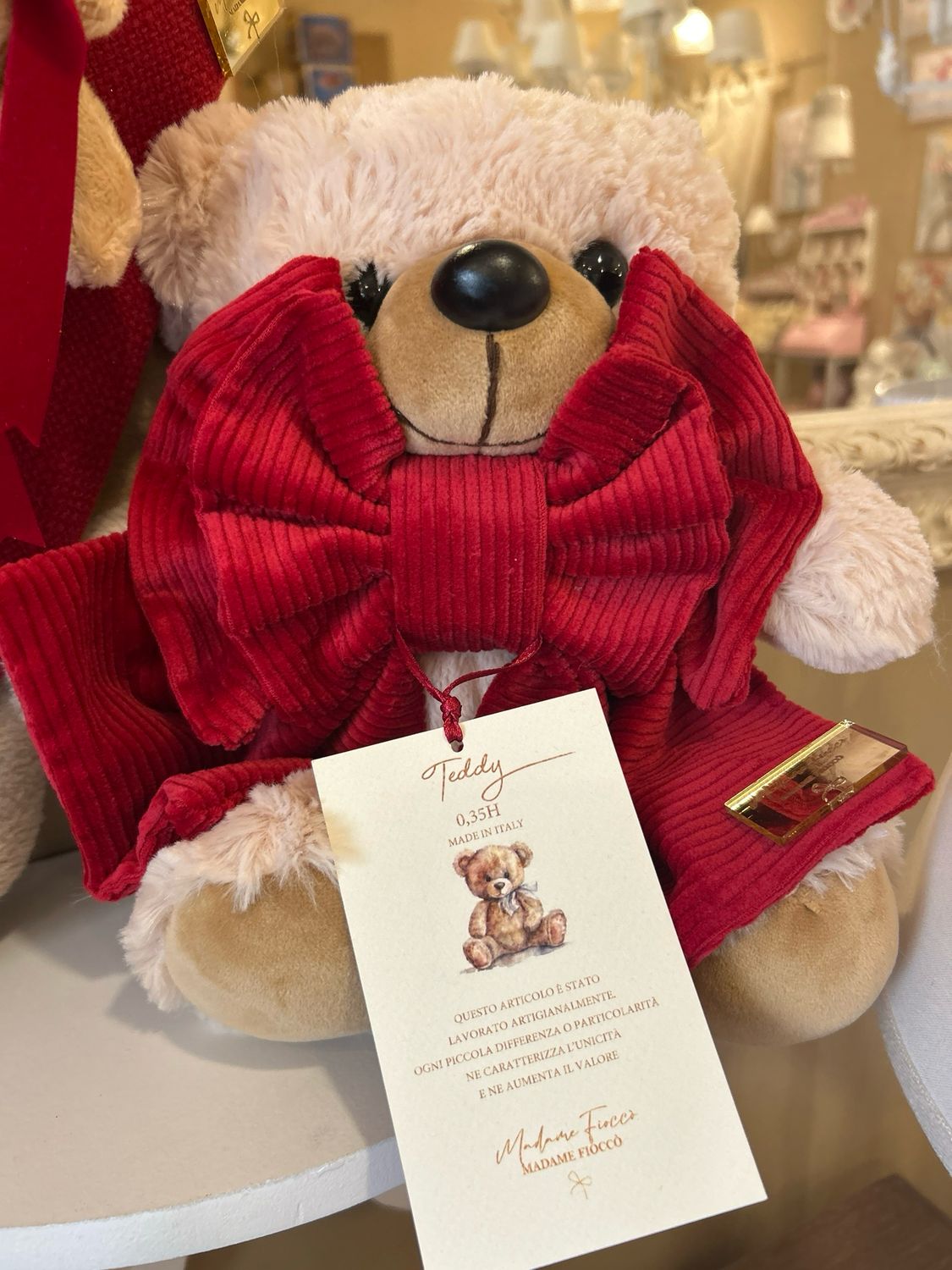 Orso Teddy Madame Fiocco ‘ H 35
