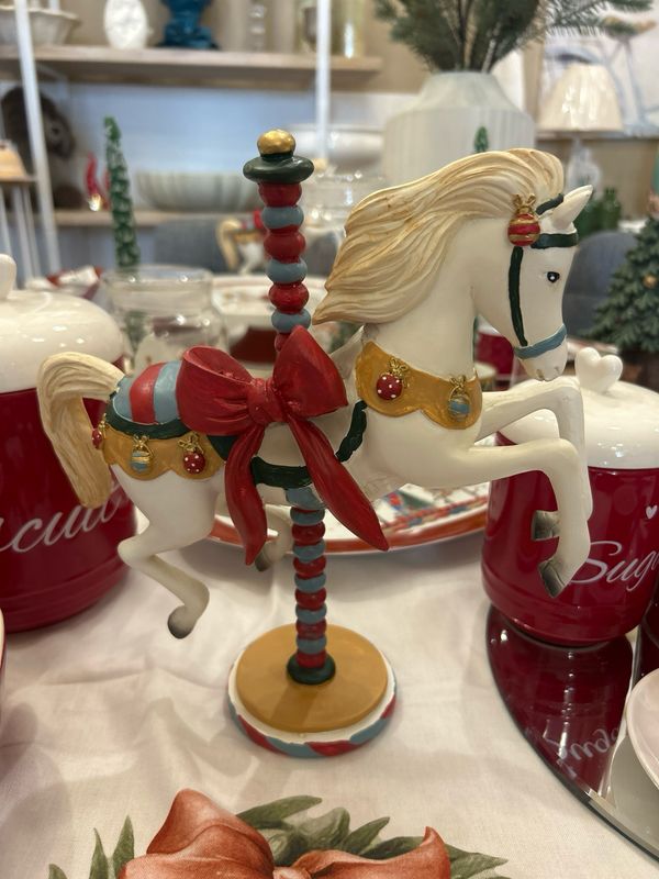 Cavallo 25x8,5x26 cm Nuvole di Stoffa