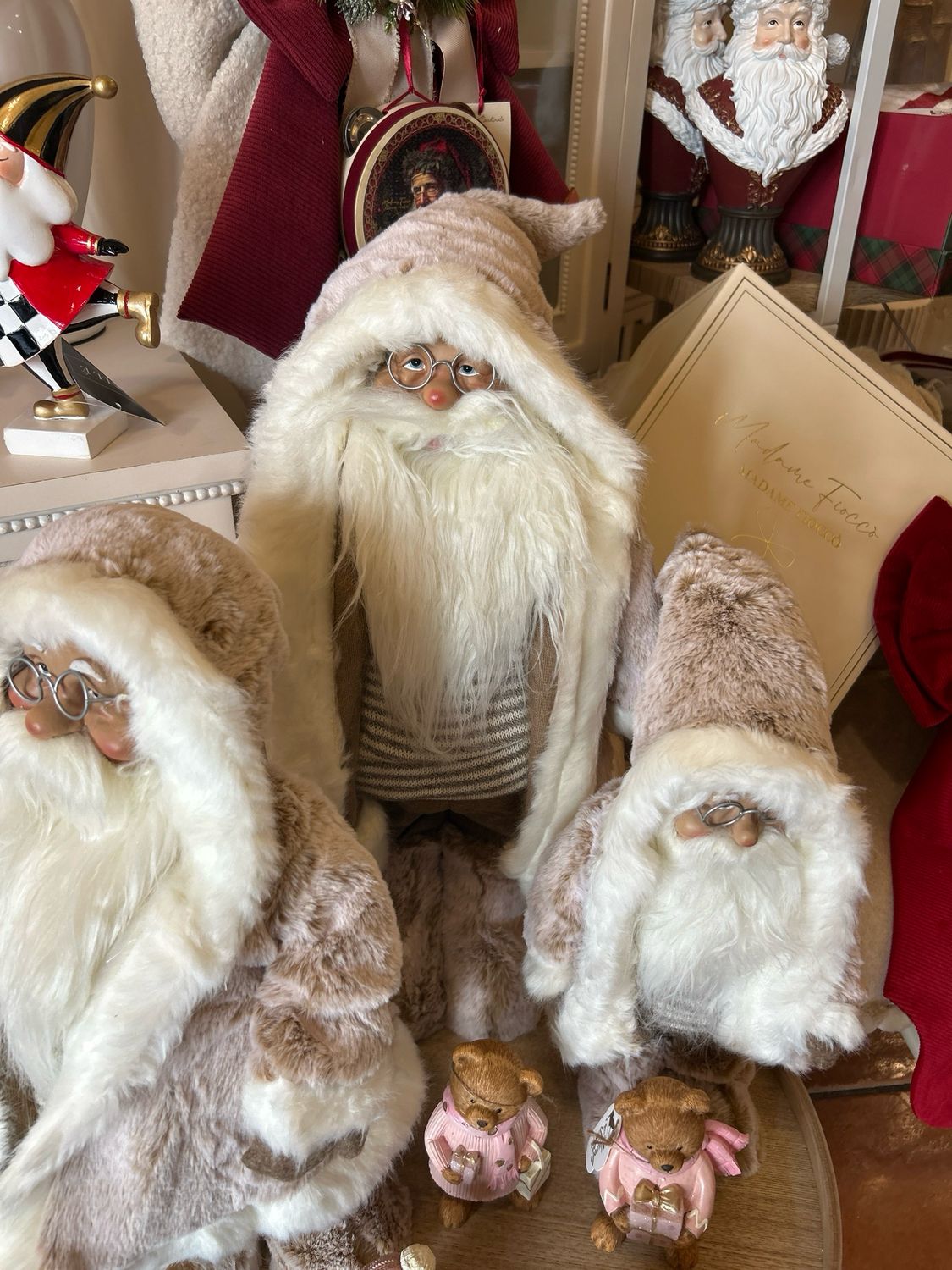 Babbo Natale 80 cm mis.con cappuccio