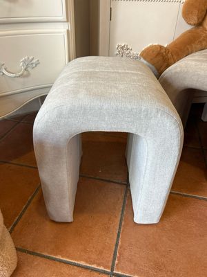 Pouf Arco Mis.L38H43 grigio chiaro sfoderabile