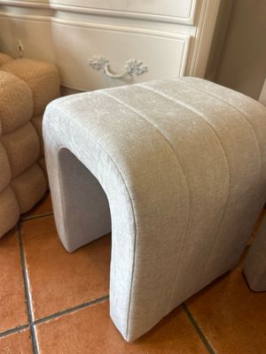 Pouf Arco col.grigio chiaro Mis.L.38H.43 sfoderabile