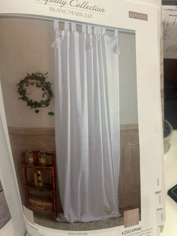 Tenda infinity Mis.L.150H 300 col.bianco BLANC MARICLO’ Tenda infinity Mis.L.150H 300 col.bianco BLANC MARICLO’