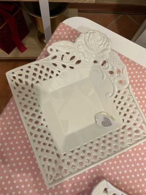 Centro tavola quadrato con rose L’Arte Di Nacchi L.30 Centro tavola quadrato con rose L’Arte Di Nacchi L.30