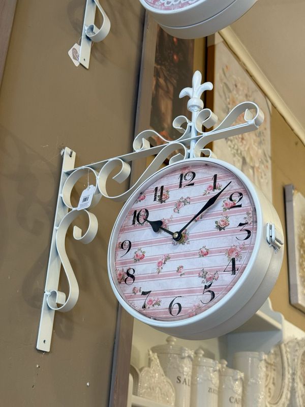 Orologio da stazione pink mis. 38x40 Orologio da stazione pink mis. 38x40