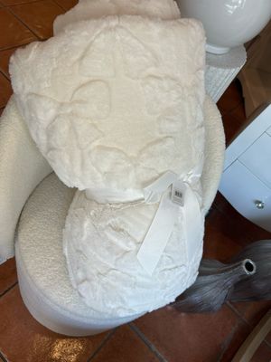 Plaid Pile bianco Fiocchi Mis.150x 200