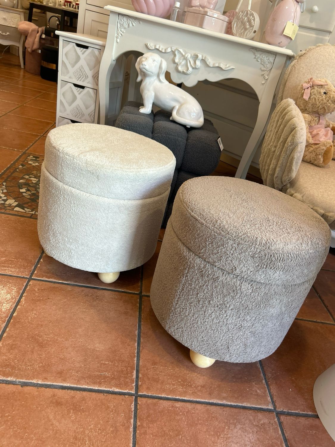Pouf contenitore 40x40