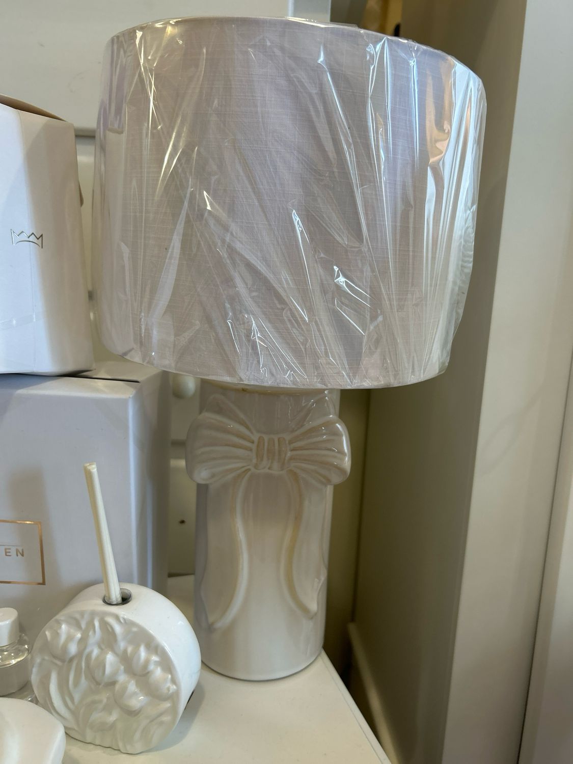 Lampada Fiocco Mis.25x25x44h