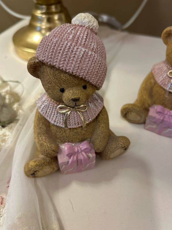 Orsetti rosa nuvole di stoffa