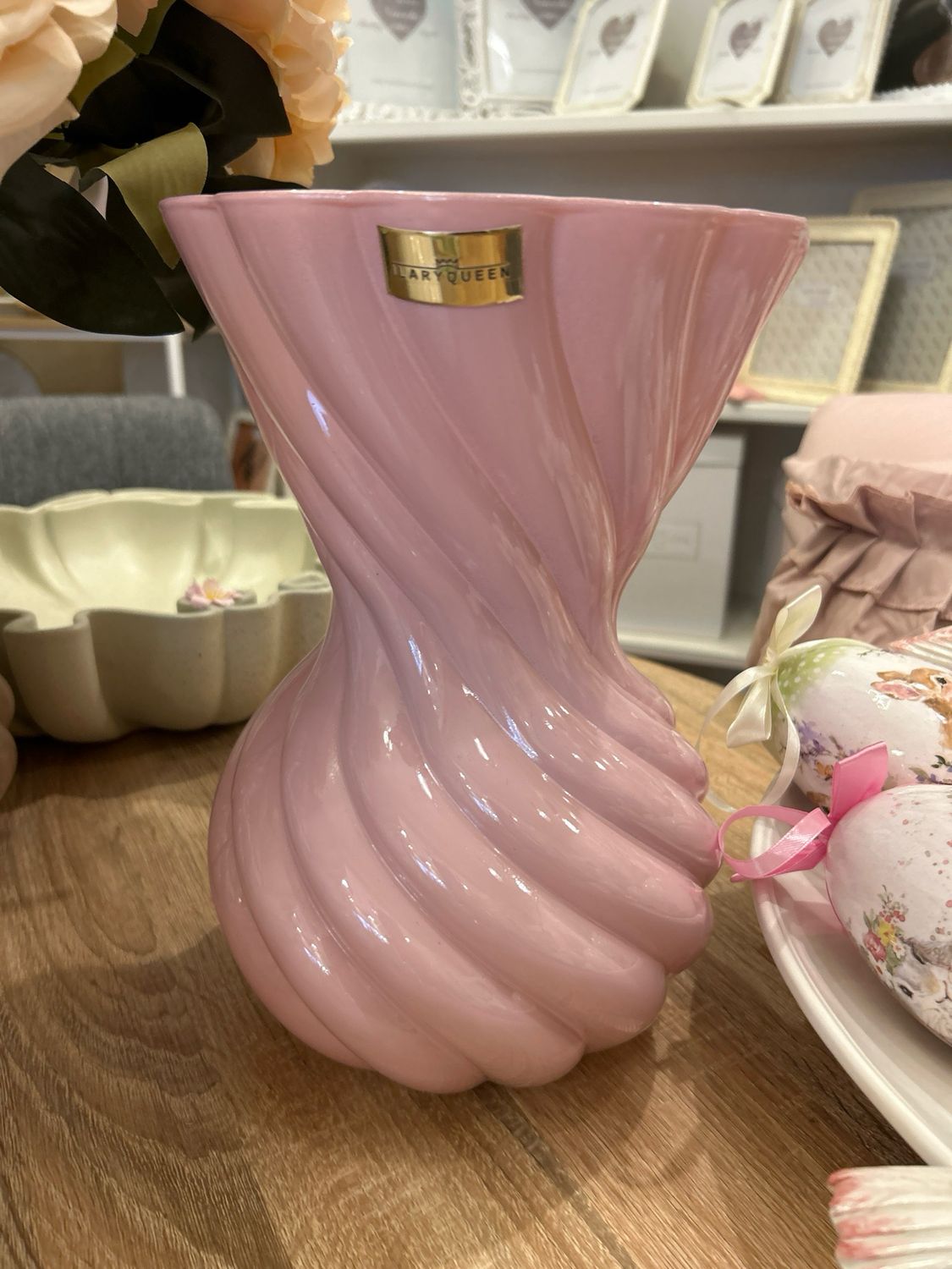 Vaso Foulard grande col.Rosa H 29 diam 20 Ilary Queen