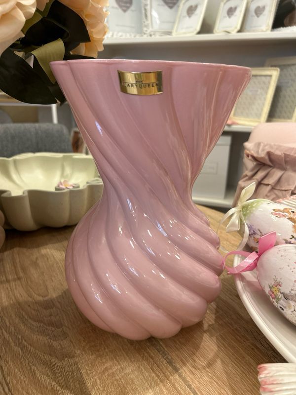 Vaso Foulard grande col.Rosa H 29 diam 20 Ilary Queen