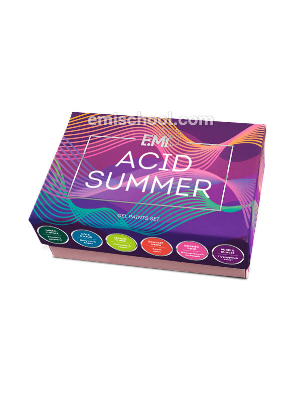 Gel Paints Zestaw Acid Summer