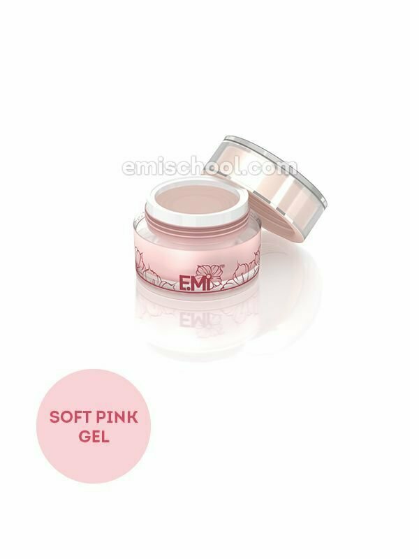 Żel kamuflujący w naturalnym różowym odcieniu Soft Pink gel