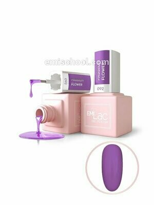 Lakier hybrydowy E.MiLac #092 TG Passion Flower, 9 ml