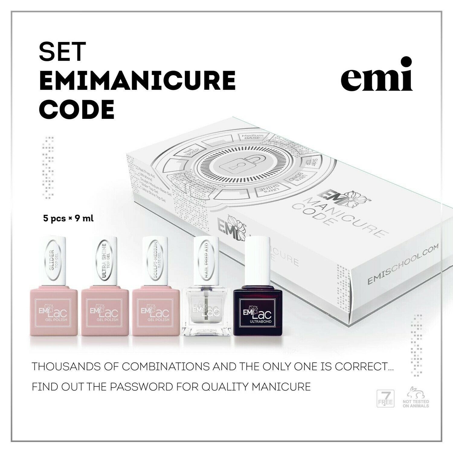 Zestaw E.Mi manicure Code