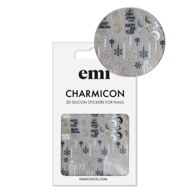 Charmicon 3D Silicone Stickers 199 Christmas Night