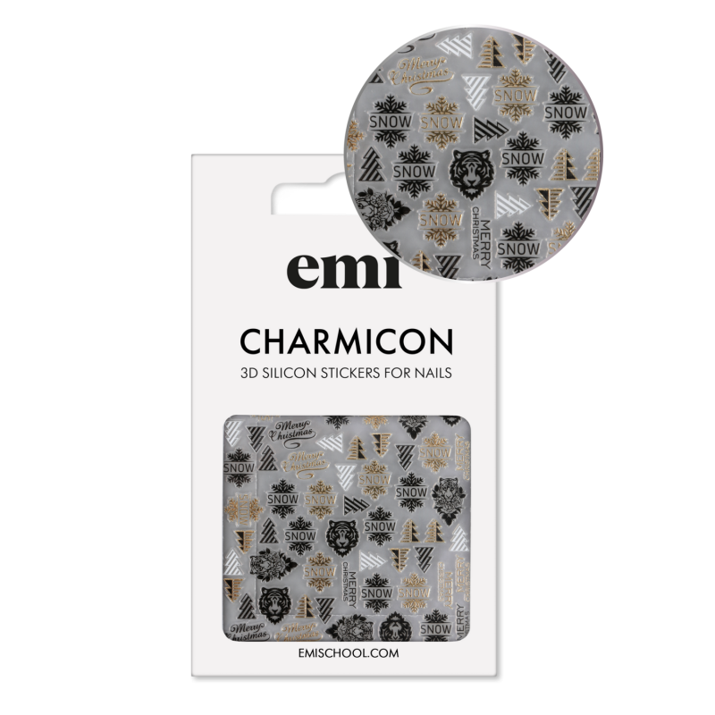 Charmicon 3D Silicone Stickers 201 Tiger
