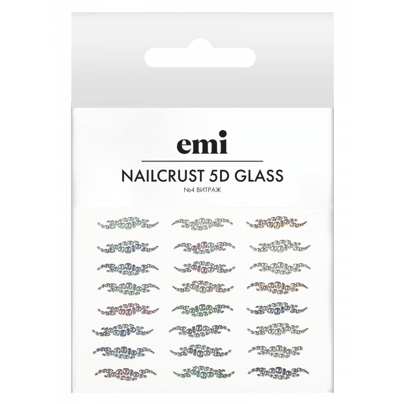 Naklejki wodne NAILCRUST 5D GLASS Stained glass 4