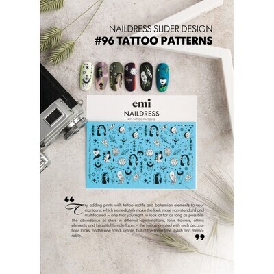 Naklejki wodne Naildress Slider Design #96 Tattoo patterns