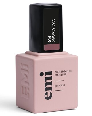 Lakier hybrydowy E.MiLac #016 Smokey Eyes, 9 ml