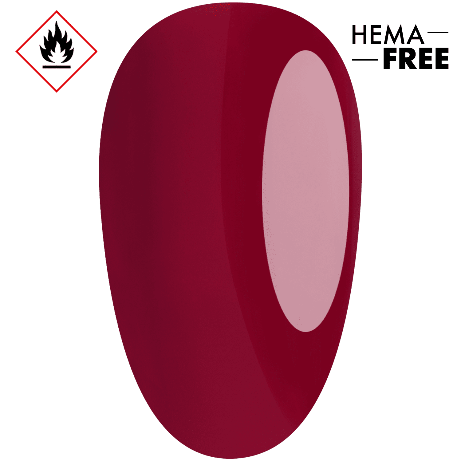 Lakier klasyczny E.MiLac Ultra Strong #173 Burgundy Bet, 9 ml
