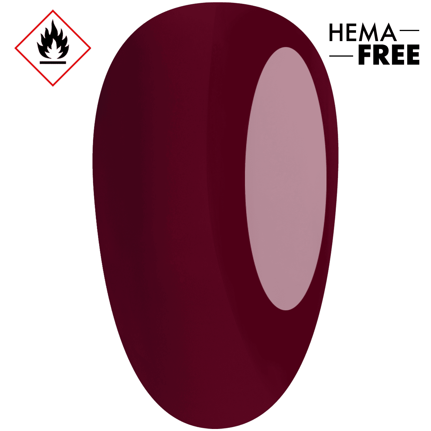 Lakier klasyczny E.MiLac Ultra Strong #175 Brave Bordeaux, 9 ml