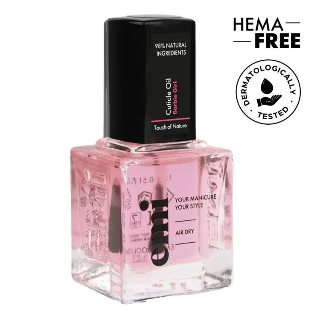 E.MiLac Olejek do skórek Barbie Girl Touch of Nature 9 ml