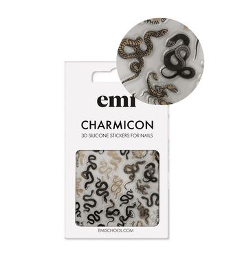 Silikonowe naklejki 3D Charmicon #259 Snakes