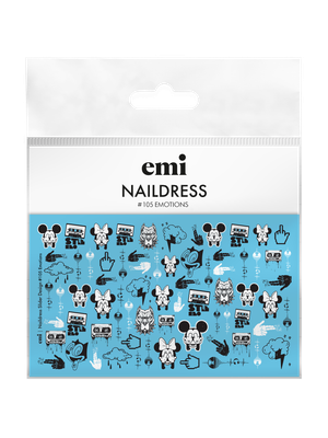 Naklejki wodne Naildress Slider Design #105 Emotion Naklejki wodne Naildress Slider Design #105 Emotion