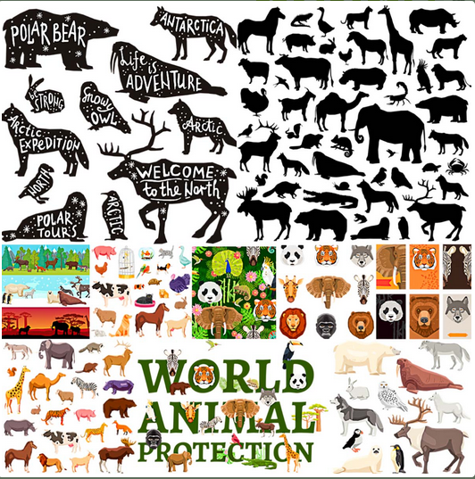 Wild Animals and Pets Set Pack