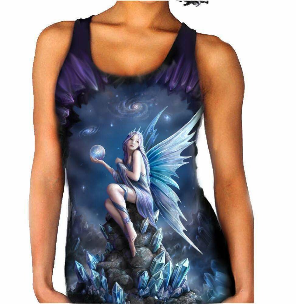 Stargazer Woman&#39;s Vest Top by Anne Stokes