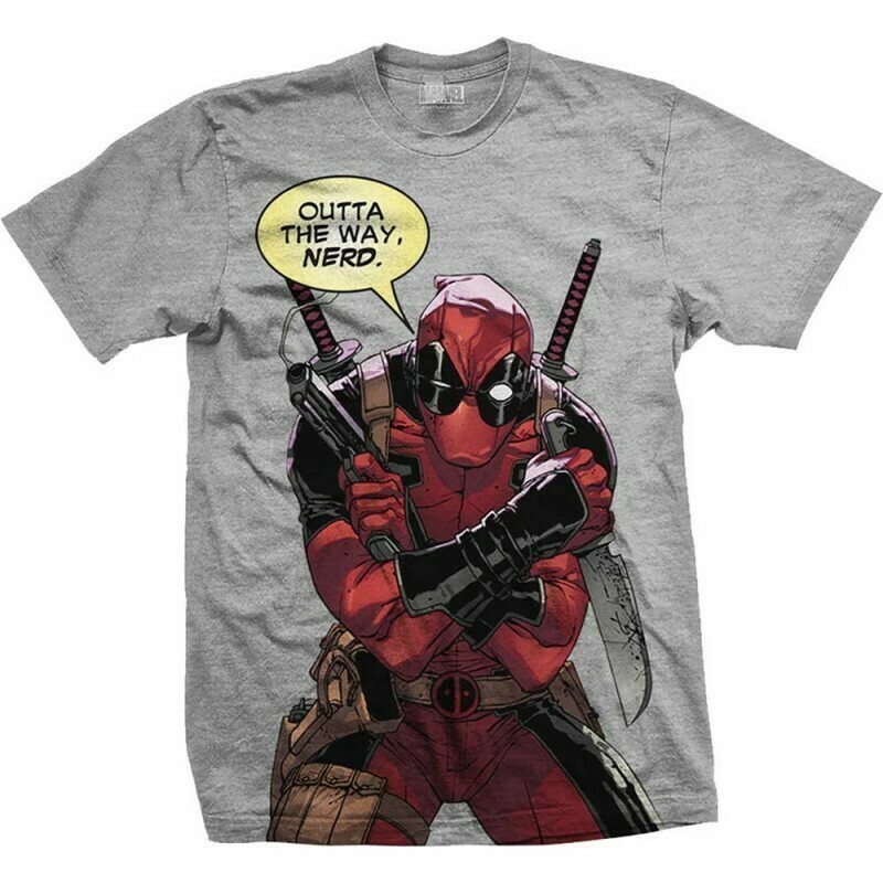 DeadPool Nerd T-shir