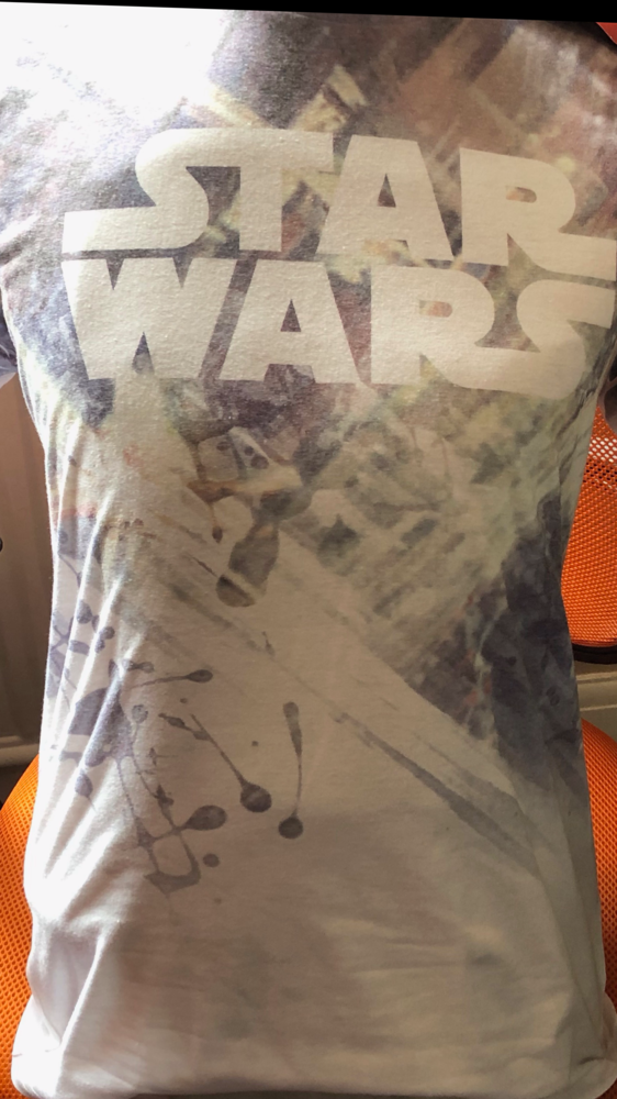 Star Wars Hidden Image Cross Fighter Raglan T-shirt